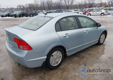 2007 Honda Civic Hybrid from USA, damaged, VIN JHMFA36207S024099